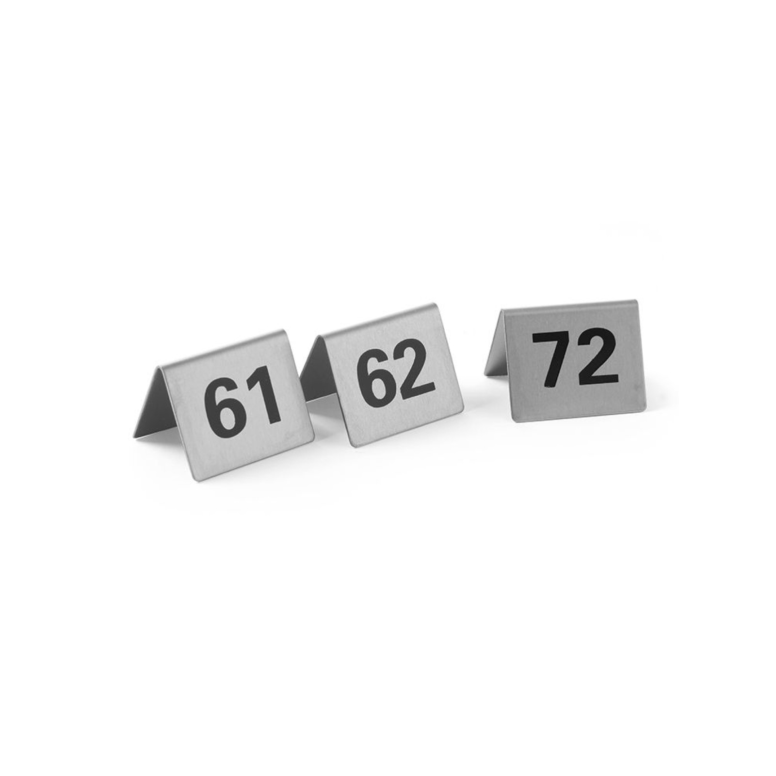 Набір табличок-номерів (61-72) 663899 Hendi 18/0 Stainless steel