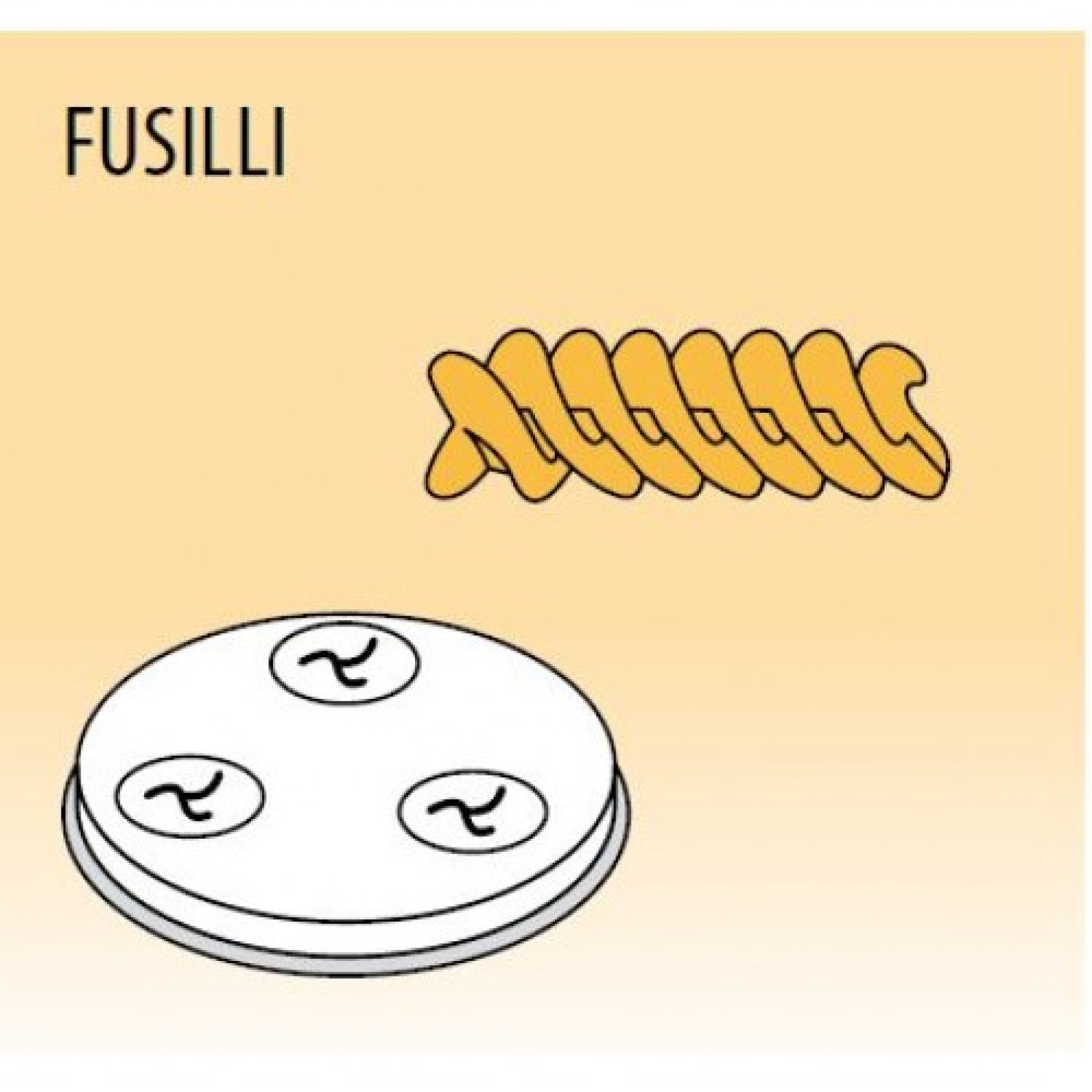 Насадка Fimar на прес Fusilli d57