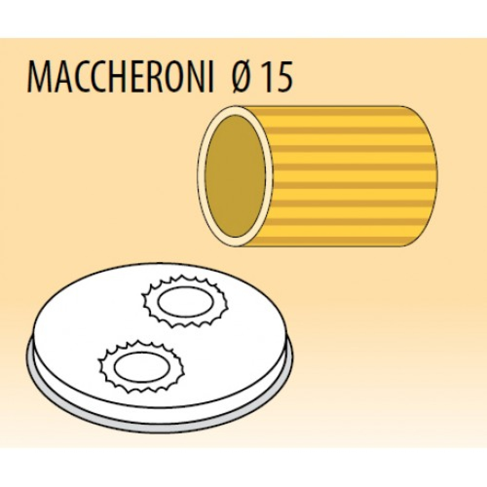 Насадка Fimar на прес Maccheroni d50 Ø15