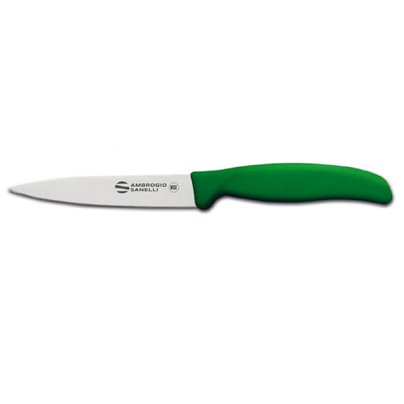 Ніж для чистки овочів Supra Colore, Ambrogio Sanelli, Зелений, (L)230mm S682.011G Hendi X50CrMoV15 Stainless steel;POM (Polyoxymethylene)