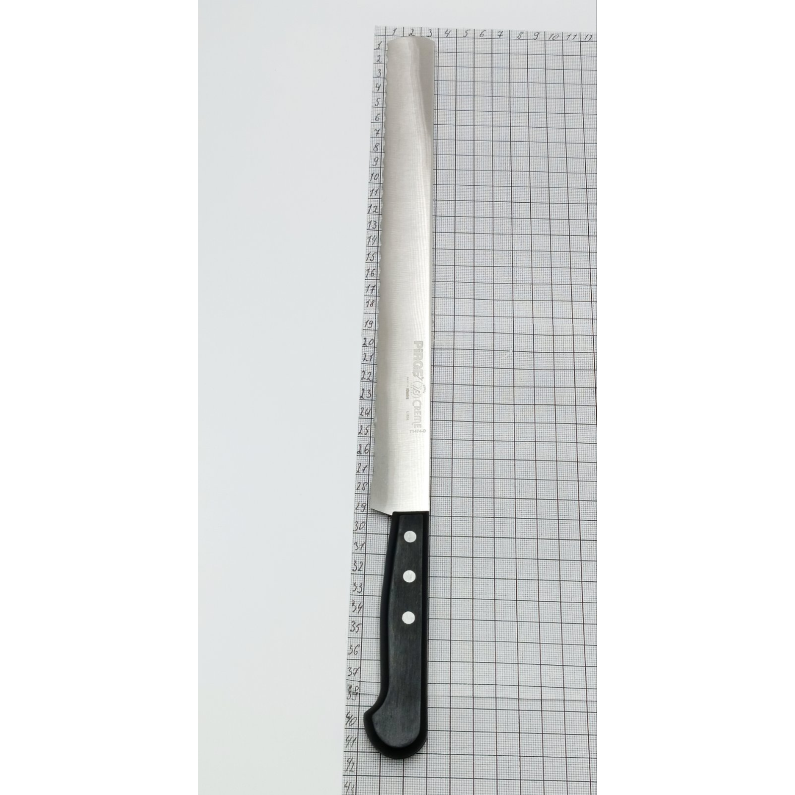 Нож для торта (тип D), CREME, 30 см, широкий, черный PRG71474-D-01 Pirge Черный - 1