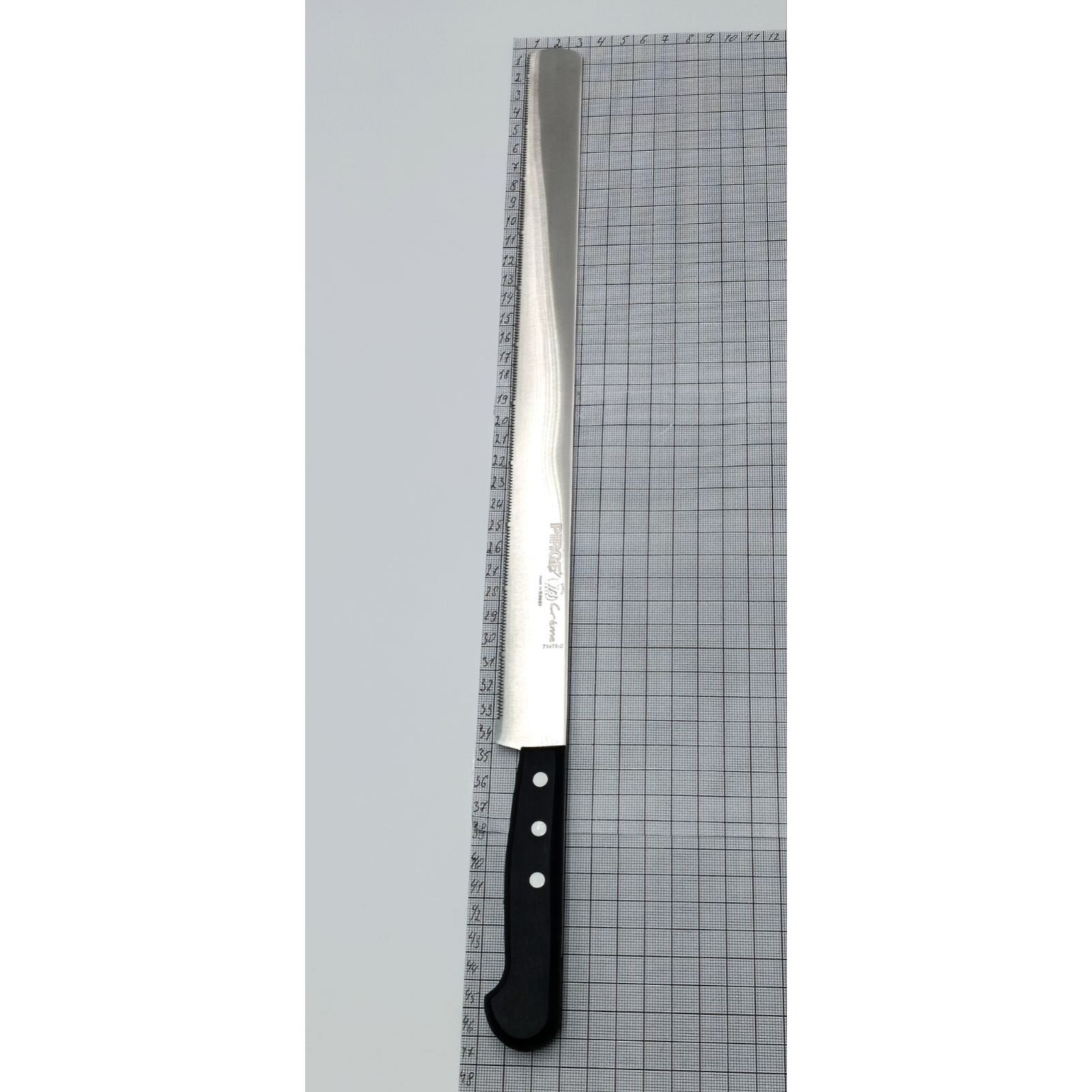 Ніж для торта (тип С), CREME, 35 см, широкий, чорний PRG71475-C-01 Pirge Чорний - 1