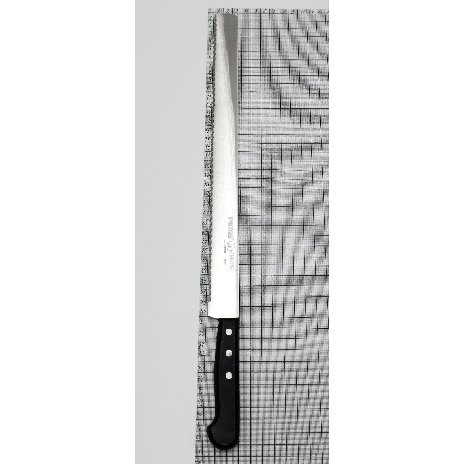 Ніж для торта (тип В), CREME, 35 см, широкий, чорний PRG71475-B-01 Pirge Чорний - 5