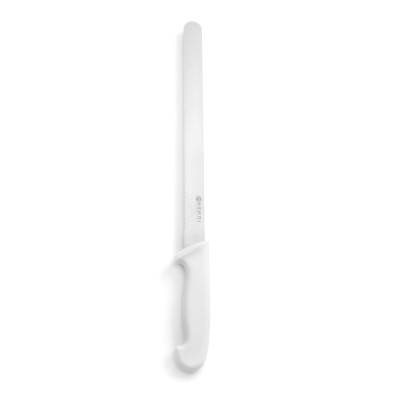Ніж HACCP для хліба, білий 300 мм 843154 Hendi PP (Polypropylene);Stainless steel