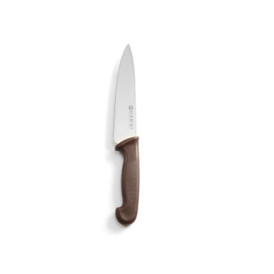 Ніж HACCP кухарський, коричневий, 240 мм 842799 Hendi PP (Polypropylene);Stainless steel