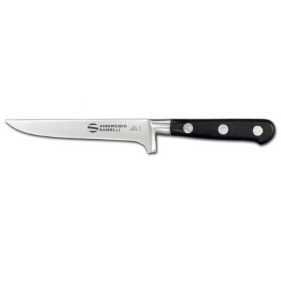 Ніж обваловувальний Chef, Ambrogio Sanelli, (L)160mm C307.013 Hendi X50CrMoV15 Stainless steel;POM (Polyoxymethylene)
