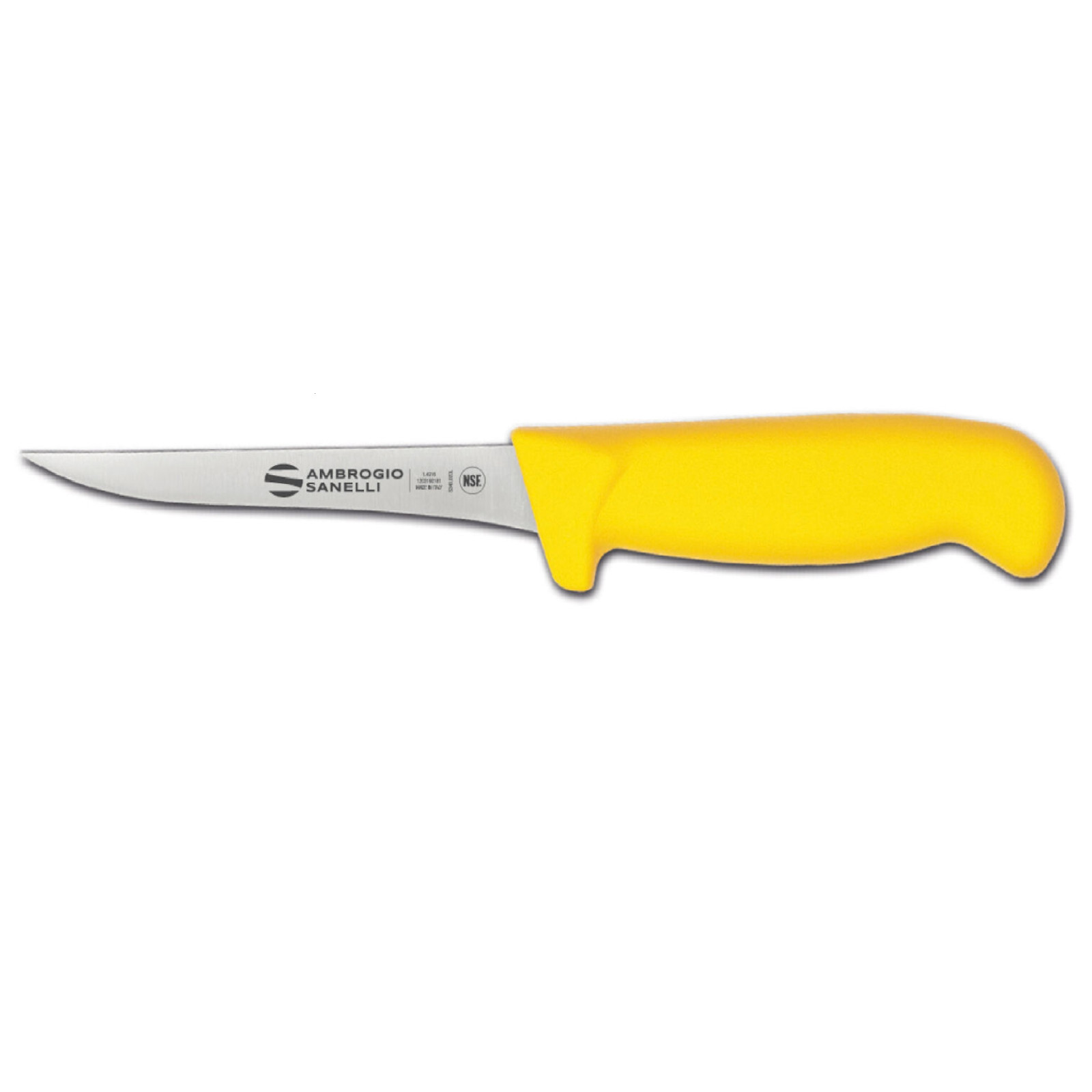 Ніж обваловувальний Supra Colore, Ambrogio Sanelli, Жовтий, (L)260mm S307.012Y Hendi
