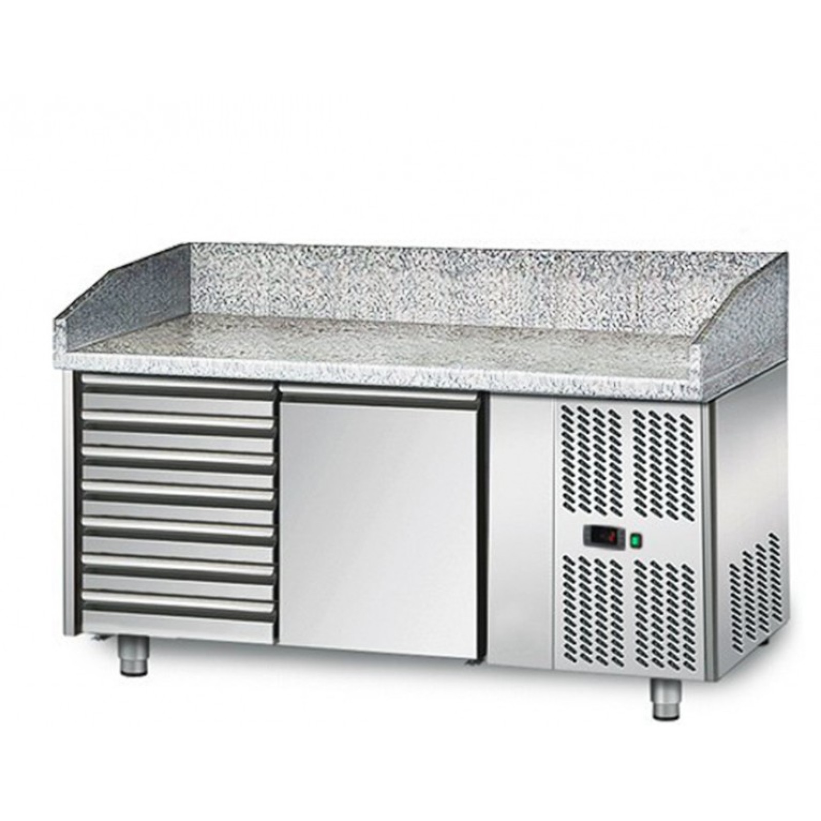 Охлаждающий стол для пиццы 1,5 m x 0,8 m GGM Gastro POS158SN#AGG154EN