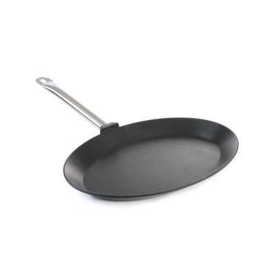 Овальна сковорода для риби «Titanium Professional», 400x275x(H)35 мм 629604 Hendi Aluminium