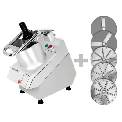 Овощерезка GGM Gastro GSA5, 5 дисков, с широкой горловиной