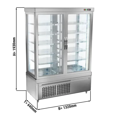 Панорамная витрина GGM Gastro PVT900-K