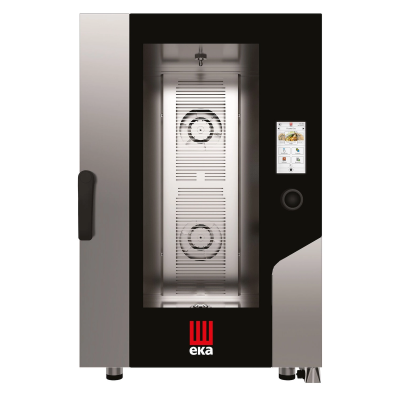 Пароконвектомат с бойлером Millennial Touch Screen GASTRO 11 x GN 1/1, Tecnoeka, 400V/19000W, 730x785x(H)1130mm MKF1111VTS Hendi Podwójne szkło szyby;Stal nierdzewna