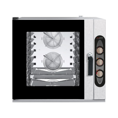 Пароконвектомат с механическим  управлением 7x GN 1/1) GGM Gastro BKDV865-2SM#HGNV7N