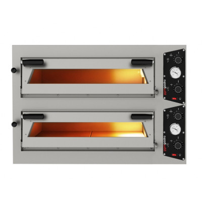 Печь для пиццы 4 + 4 х 30 см GGM Gastro PP830