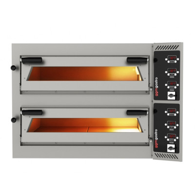 Печь для пиццы 4 + 4 x 35 см GGM Gastro PDP44D