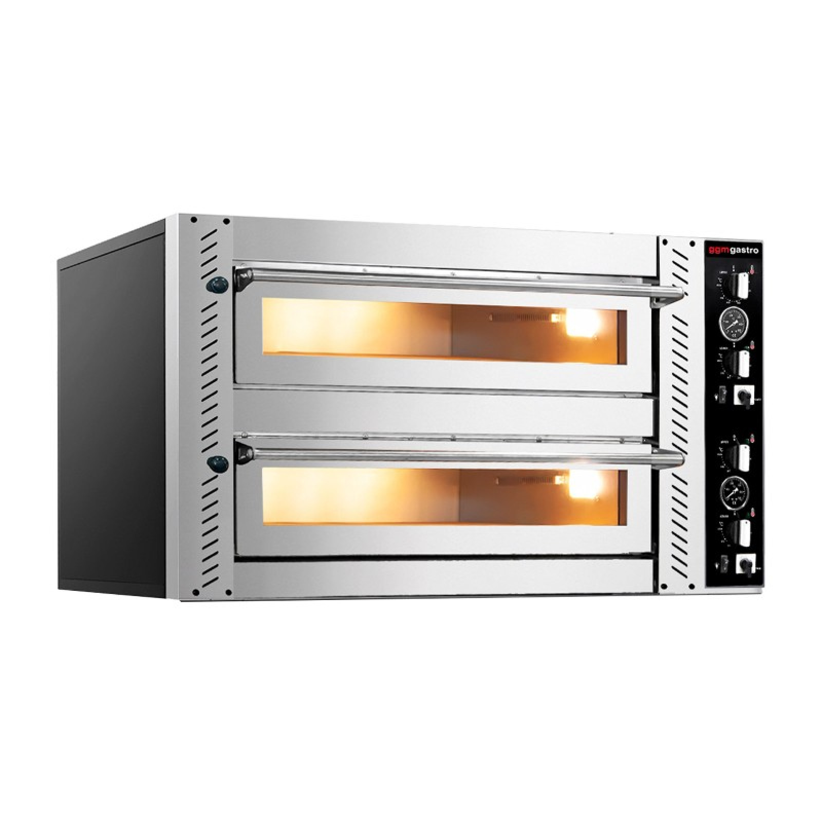 Печь для пиццы 4 + 4x 34 см GGM Gastro POE4434