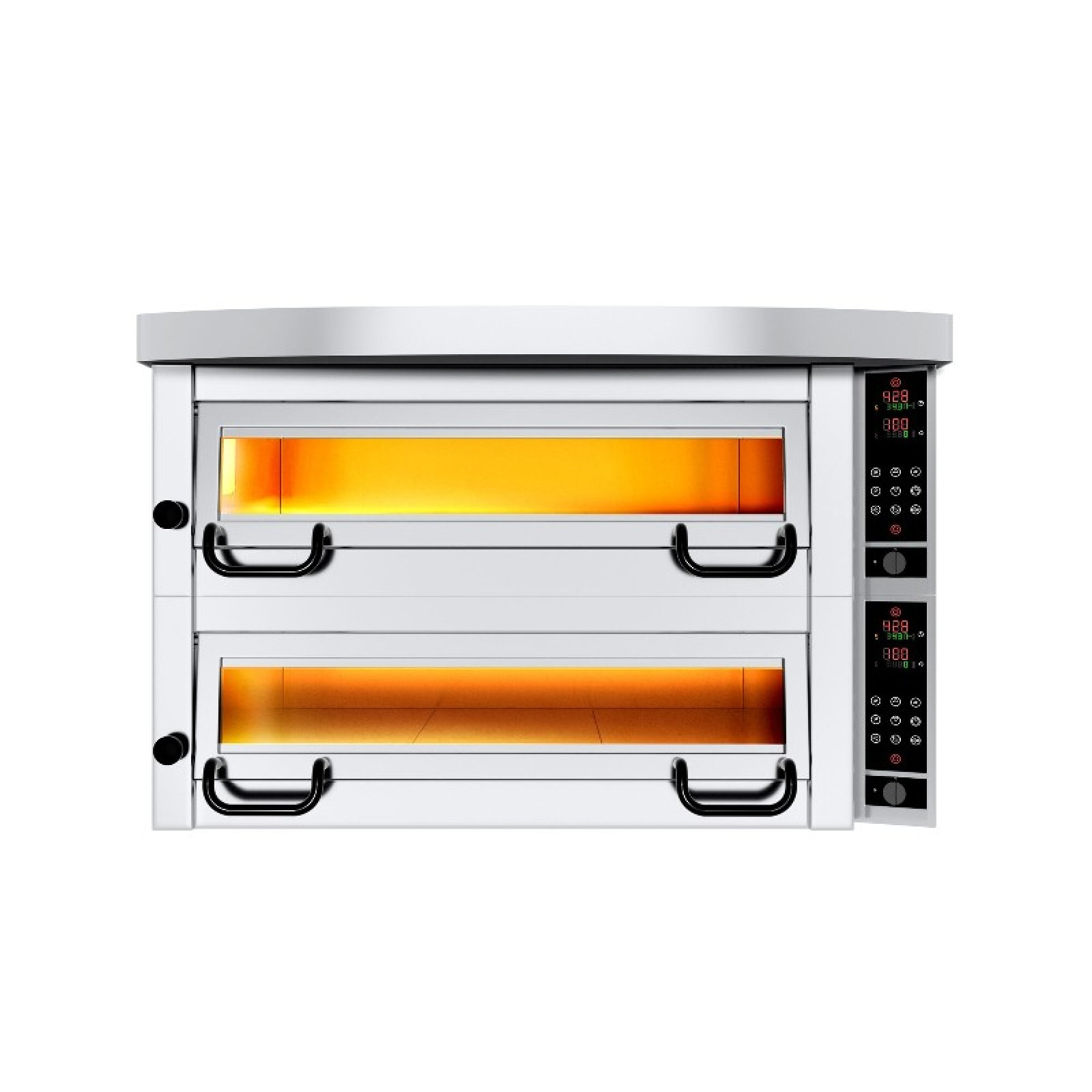 Печь для пиццы 4+4 x 34 cм GGM Gastro 2#POP434E#HP434