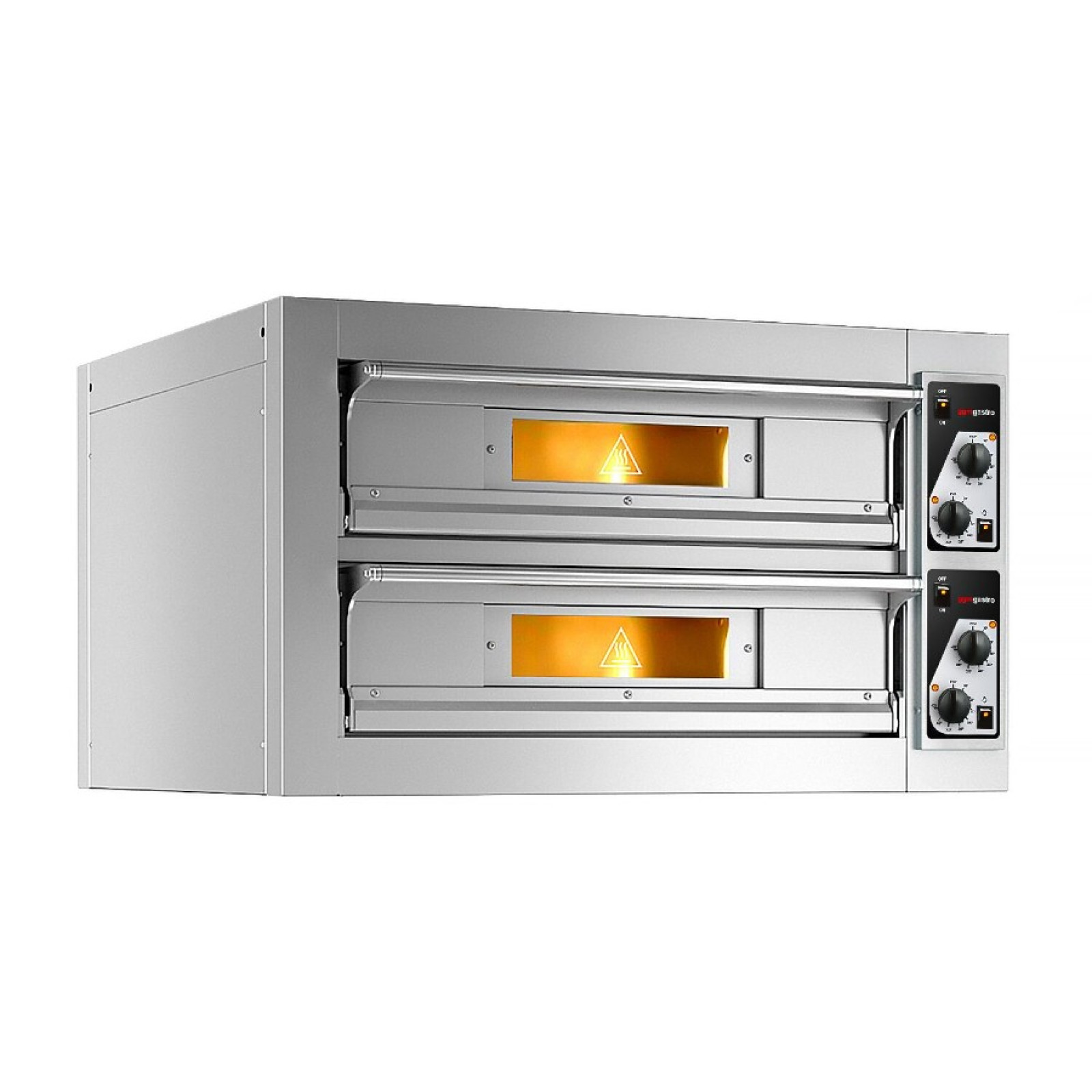 Печь для пиццы 4+4x33см GGM Gastro PDZ430