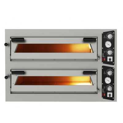 Печь для пиццы 6 + 6 x 35 см GGM Gastro PDP66B