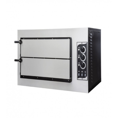 Піч для піци Hendi 1F010036 basic 2/50 vetro, Prismafood, 400V/6000W, 915x621x(H)527mm