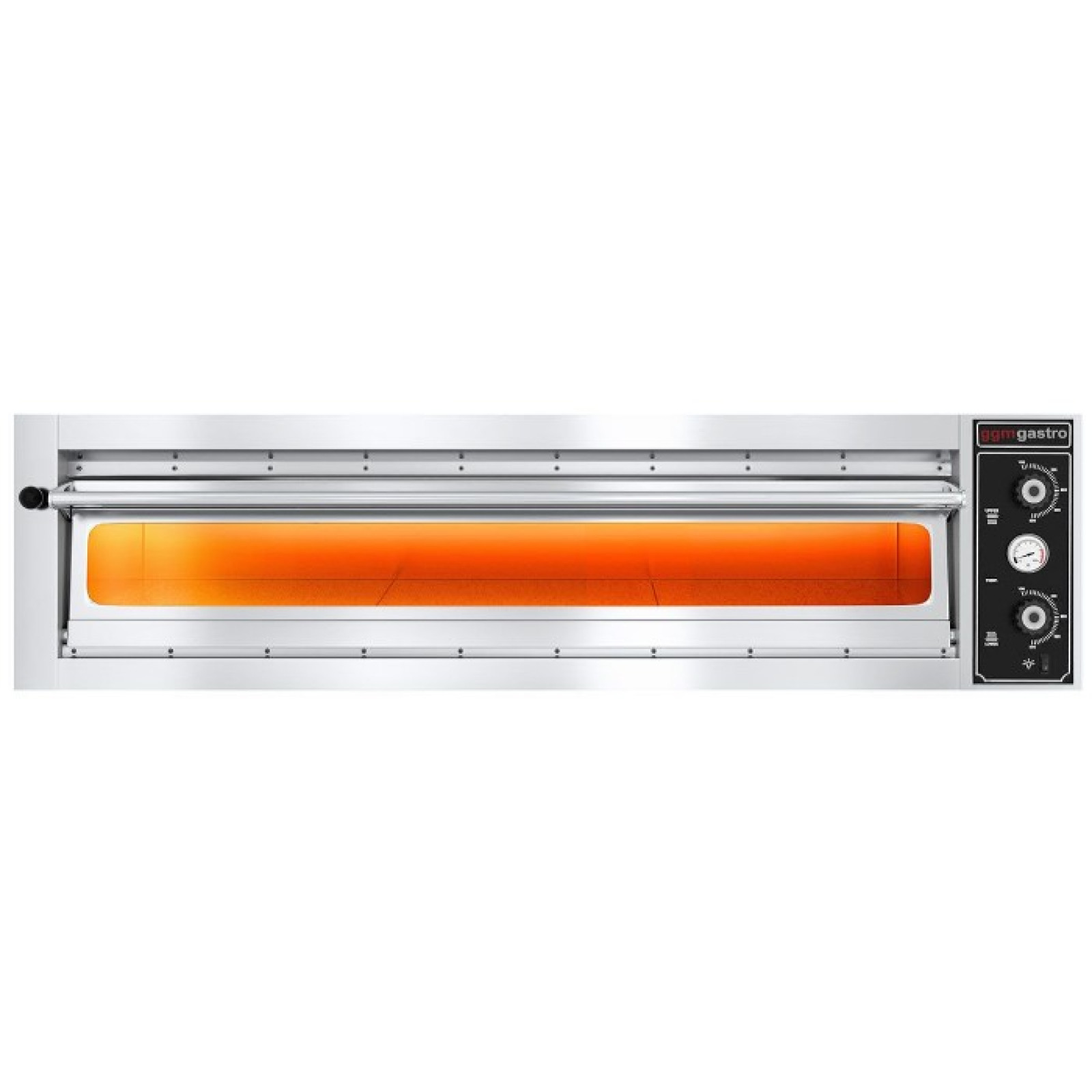 Печь для пиццы с шамотным камнем - 6x 30 cm GGM Gastro PDI630VB
