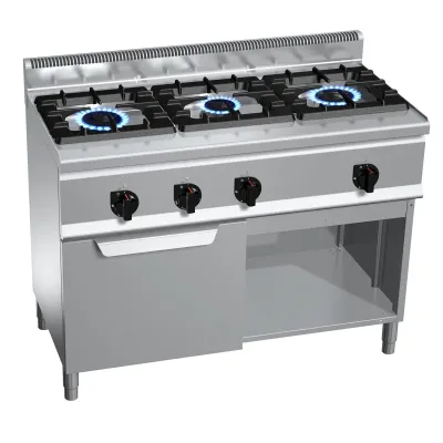 Напольная плита газовая GGM-Gastro GHB164T+GB4