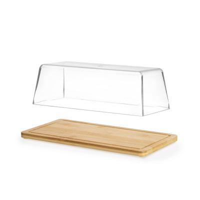 Піднос бамбуковий з кришкою, 320x160x(H)110мм 523841 Hendi Bamboo;PS (Polystyrene)