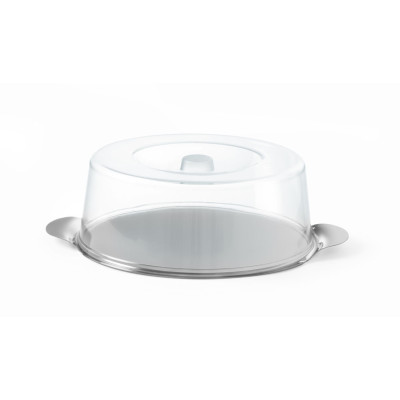 Піднос із кришкою, Ø300x(H)110 мм 980101 Hendi PS (Polystyrene);Stainless steel