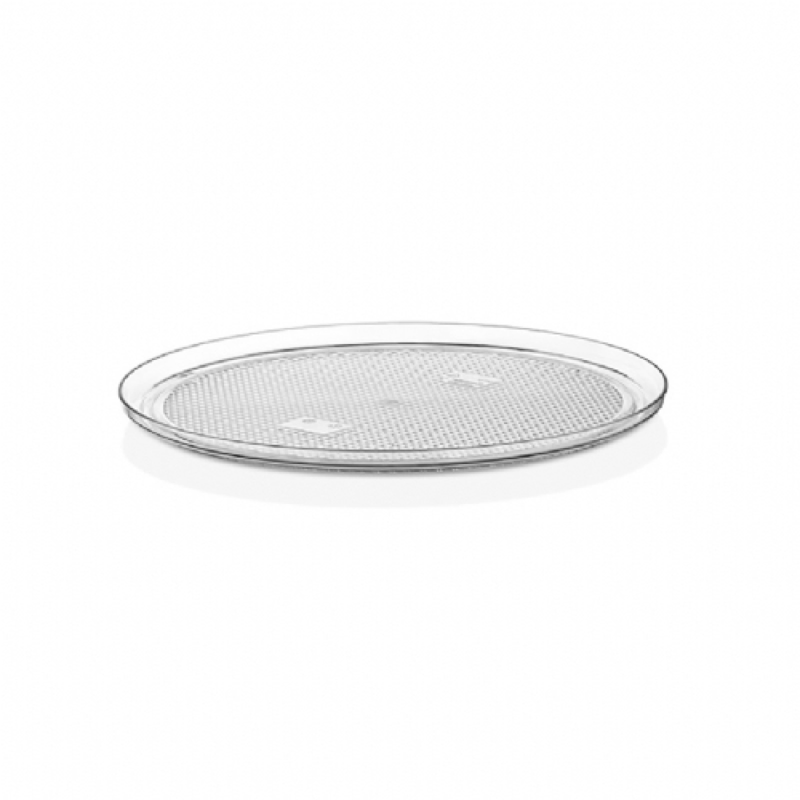 Піднос круглий ø 350 мм прозорий сумісний з кришкою GF--0014BL GFT--0014tr Gastro Plast PC Прозорий