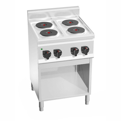 Плита електрична 8 кВт 4 круглі Конфорки GGM Gastro EHB669C