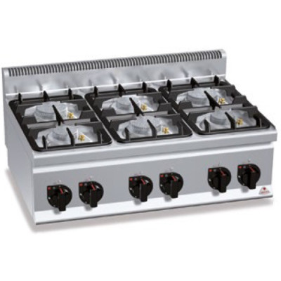 Плита газовая Bertos G6F6BPW