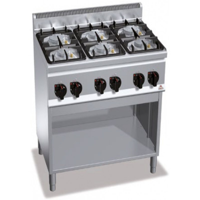 Плита газовая Bertos G6F6MPW