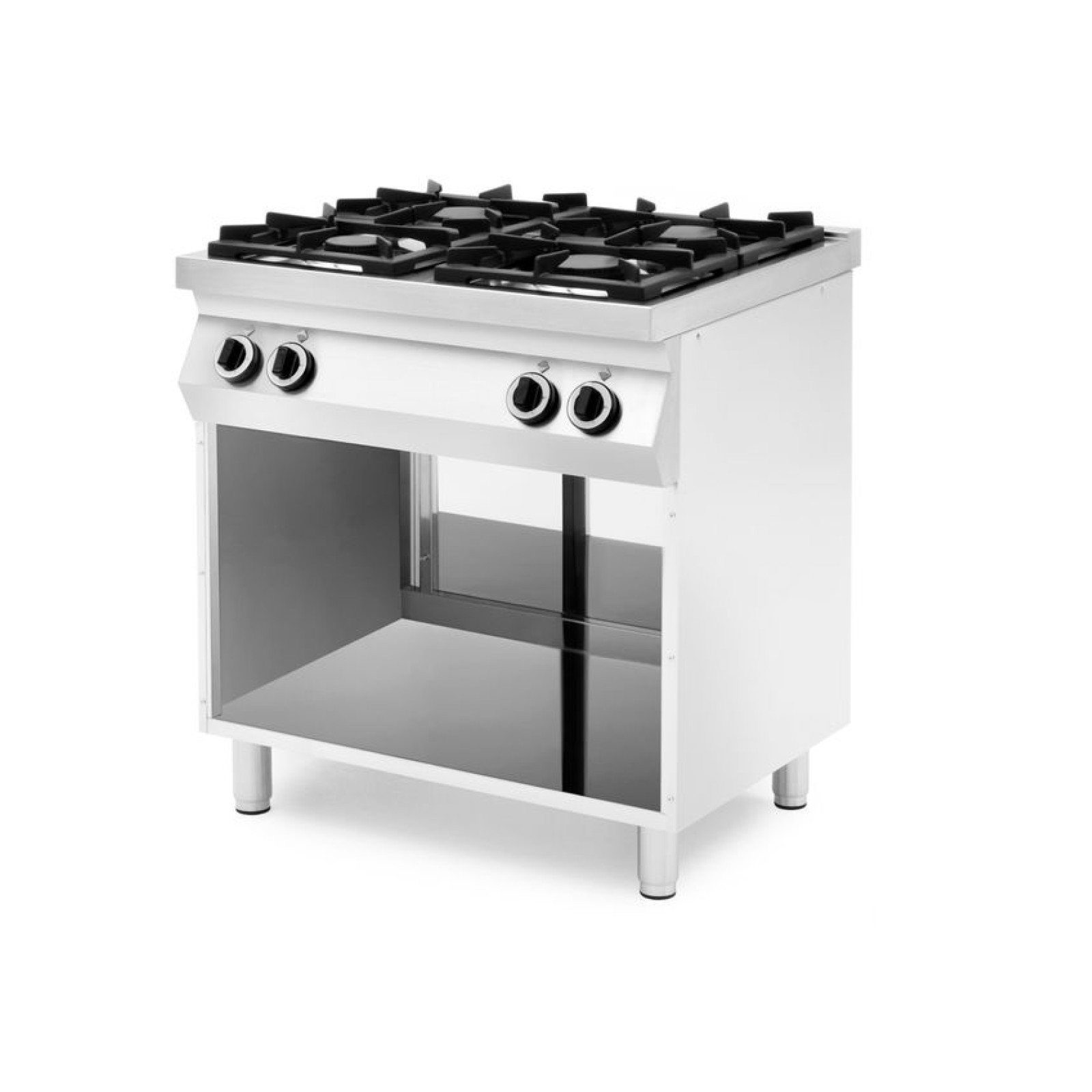 Плита газовая Hendi 227596, 4-конфорочная с электронным зажиганием