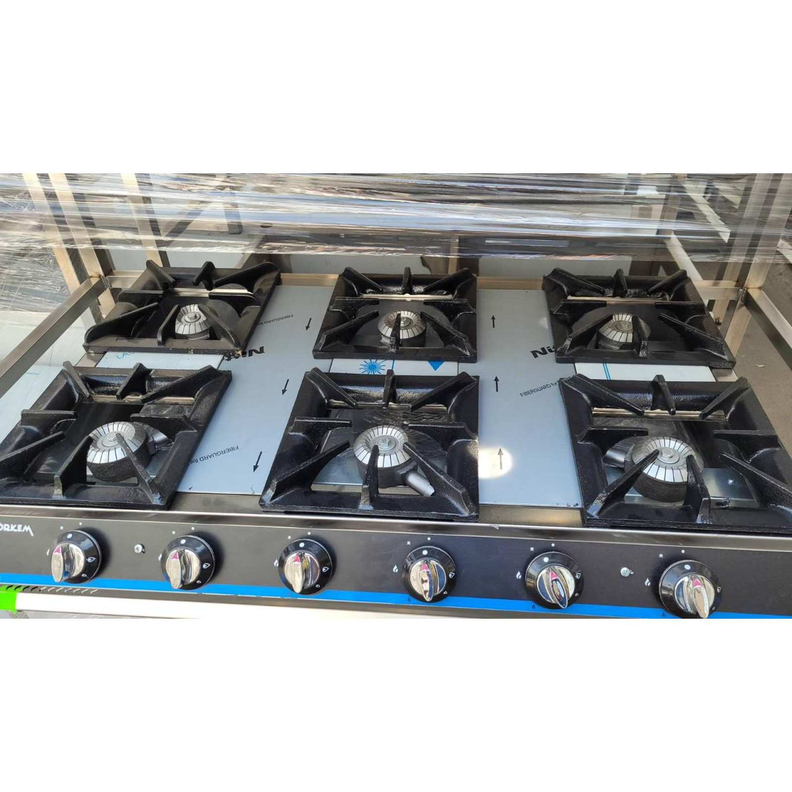 Görkem.Плита газова настільна 6-конфорочна Görkem GO 60 (конфорка 200х200)