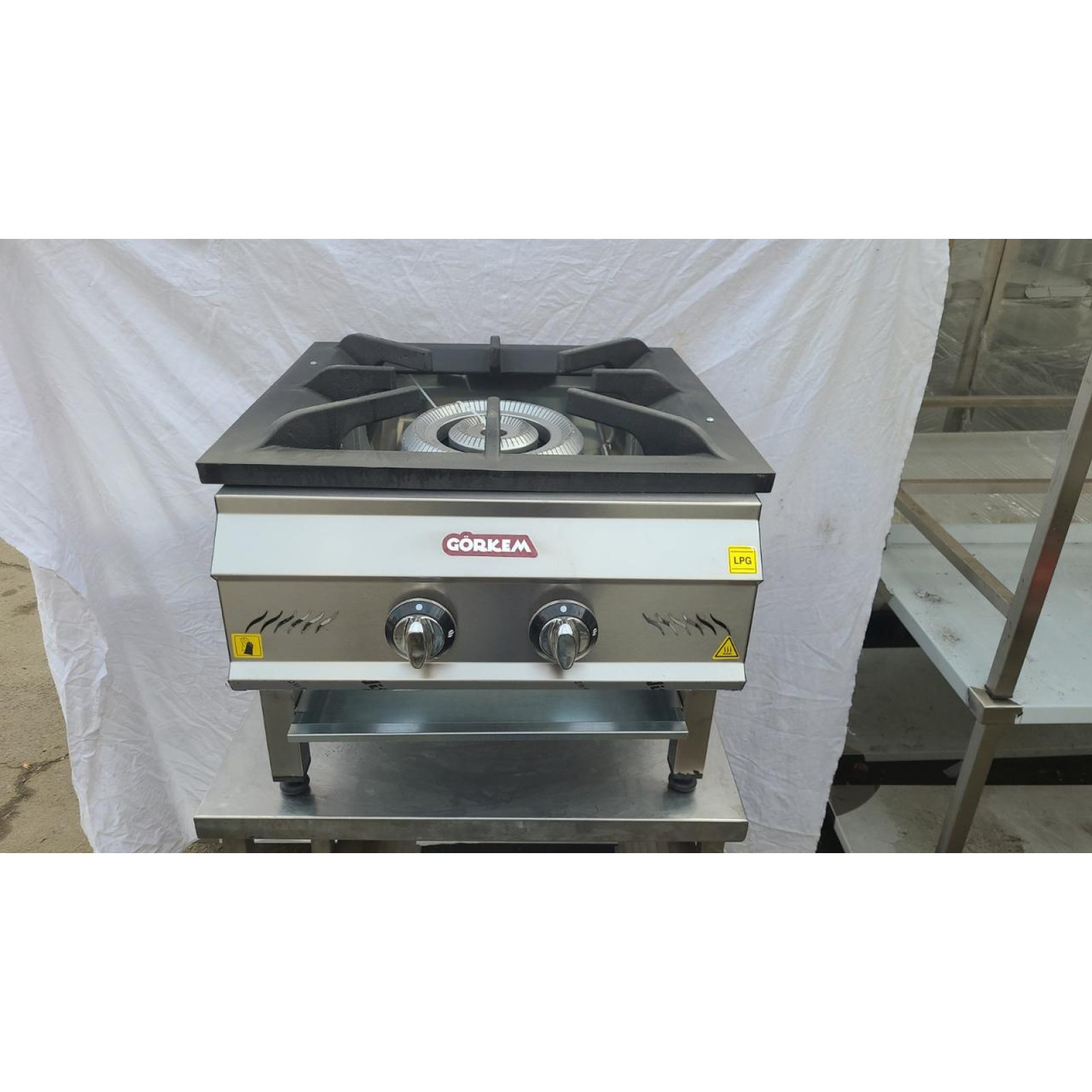 Görkem. Плита газова підлогова 1-х конфорочна Görkem GYO 6070  (конфорка 600х600мм)