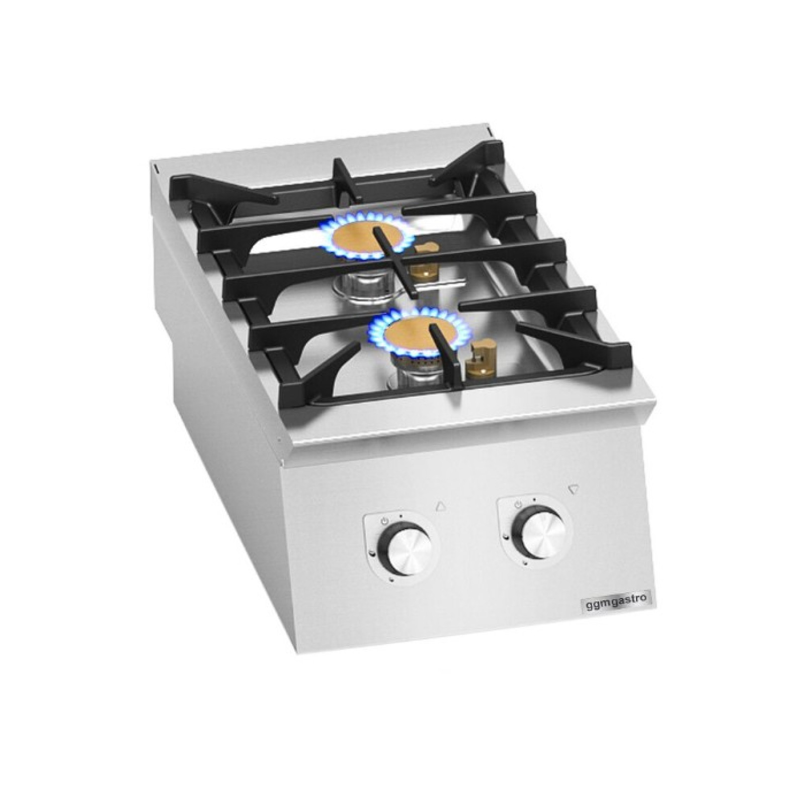 Плита газова з 2 конфорками GGM Gastro GHB473B
