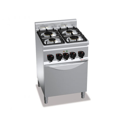 Плита газова з 4 конфорками GGM Gastro GHB871P+GB8