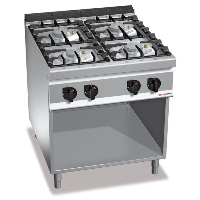 Плита газова з 4 конфорками GGM GASTRO GHB879M