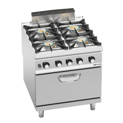 Плита газовая с 4 конфорками GGM Gastro GHB891+GB4
