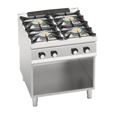 Плита газова з 4 конфорками GGM Gastro GHB899HM