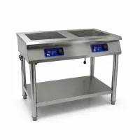 Плита индукционная напольная ZUVER Cooker Profi 2-х конфорочная, 7000W