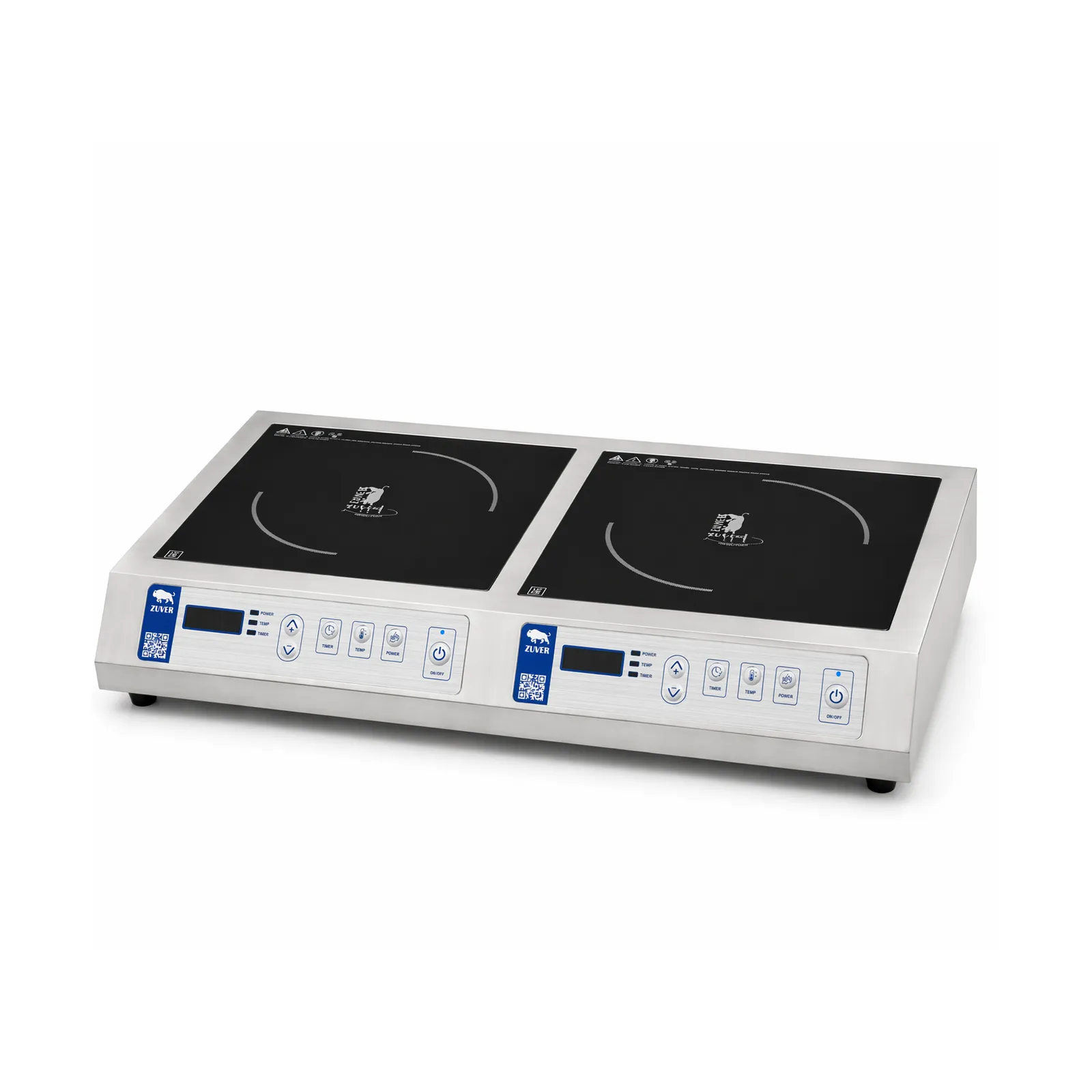 Плита індукційна ZUVER Cooker 2-х конфорочная, 7000W
