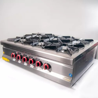 Плита PIMAK 70MX-6S газова без дух.шафи газ контр.1200*700*300