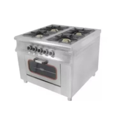 Плита PIMAK М015-4 газовая с дух. шкафом газ контр. 1000*1000*850 (конф. 40*40)