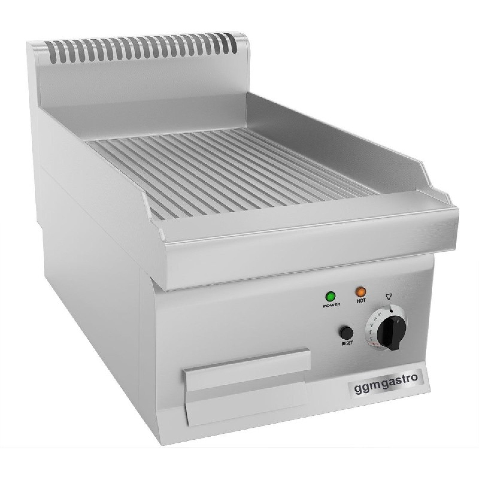Жарочная поверхность Электр. - Рифленая (4,5 кВт) GGM Gastro EBGK46-E