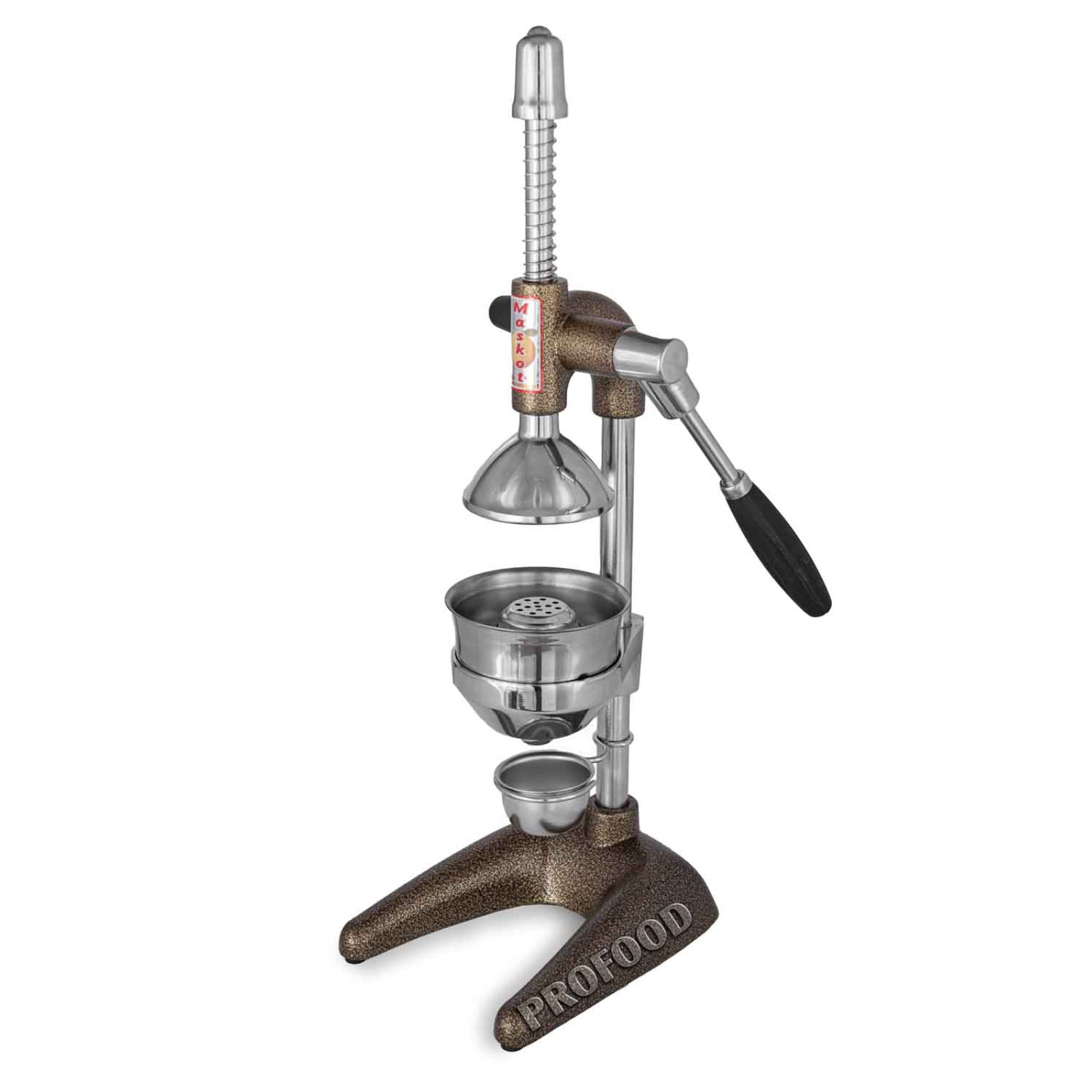 Прес для цитрусових та гранат з ручкою Maskot Destek PCA2-P2 Altin 6.3kg чорне золото колір рейковий тип 8694510340026 - 1
