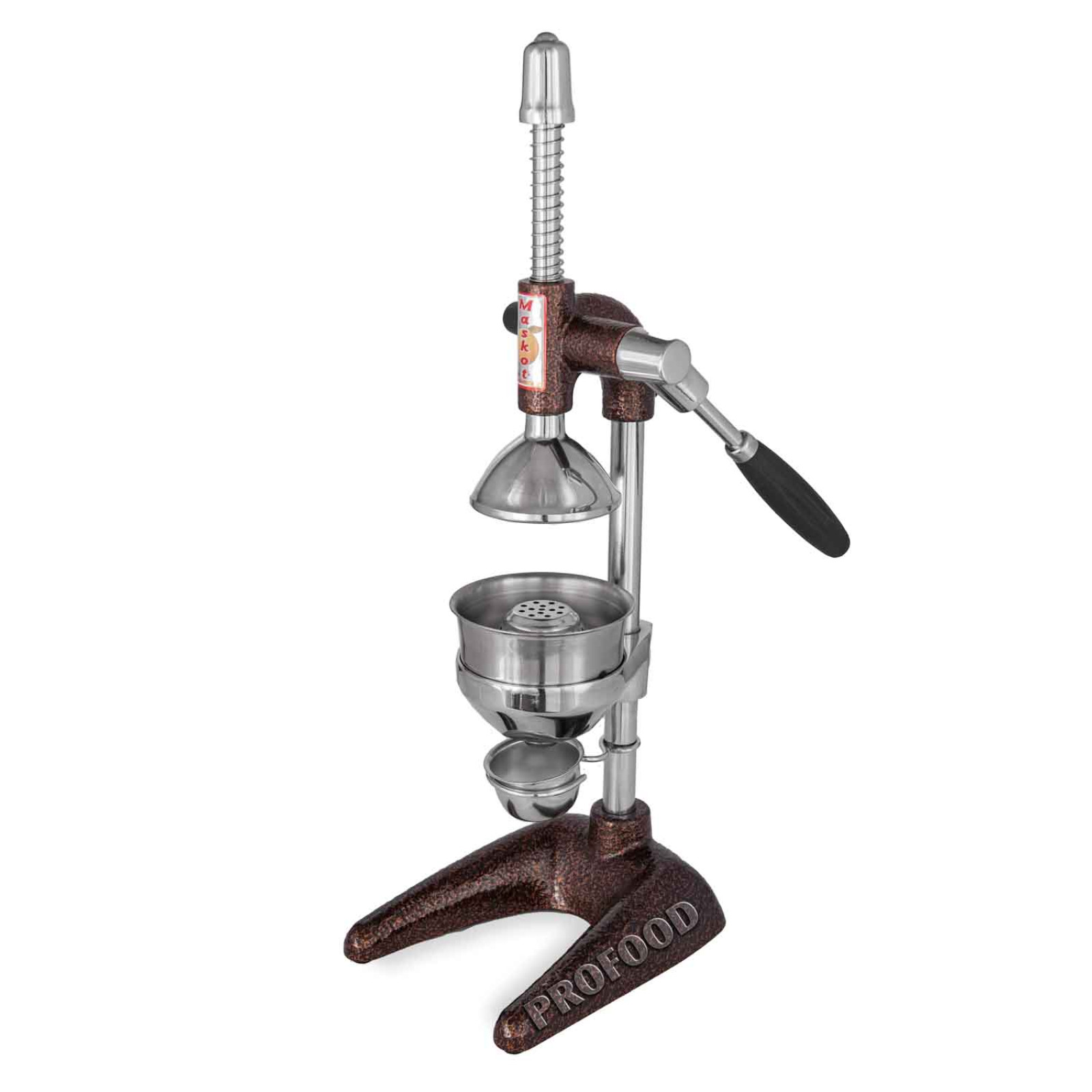 Прес для цитрусових та гранат з ручкою Maskot Destek PCA2-P3 Bakir 6.3kg чорна мідь колір рейковий тип 8694510340026 - 2