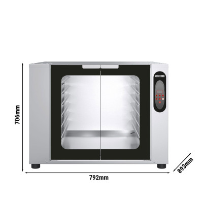 Расстоечный шкаф с увлажнением 12x 600 x 400 mm GGM Gastro GSV1264D