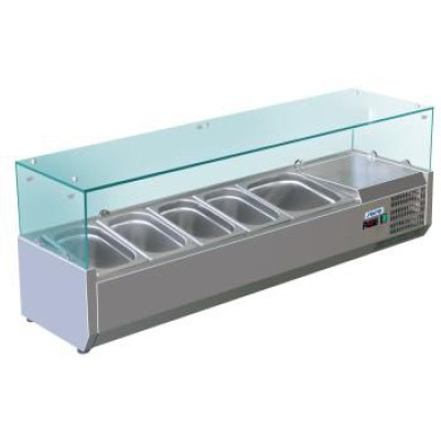 Салат-бар на 6 гастроемкостей Saro GN 1/4 VRX 1400/330