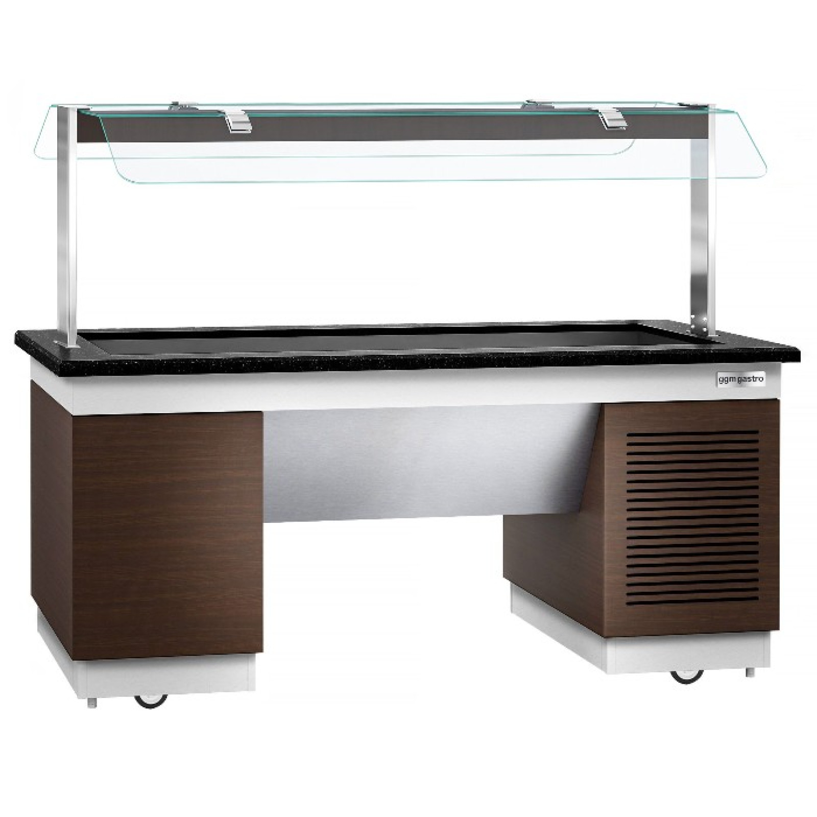 Салат-бар охлаждаемый  2,0 x 1,0 м - 5 х GN 1/1 GGM Gastro KPIN219